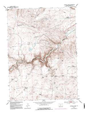 Lewiston Lakes topo map