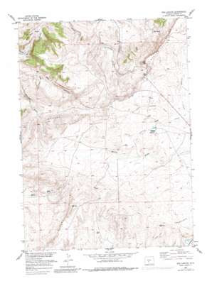Red Canyon topo map