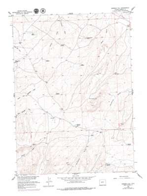 Ninemile Hill topo map