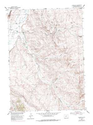 Lander SE USGS topographic map 42108g5