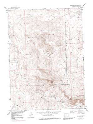 Alkali Butte topo map