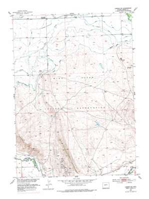 Lander NW USGS topographic map 42108h6