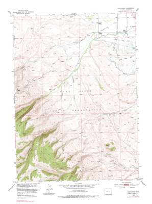 Wind River USGS topographic map 42108h8