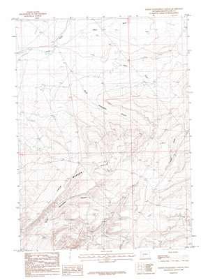 North Packsaddle Canyon USGS topographic map 42109b1