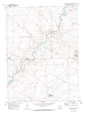 Tabernacle Butte topo map