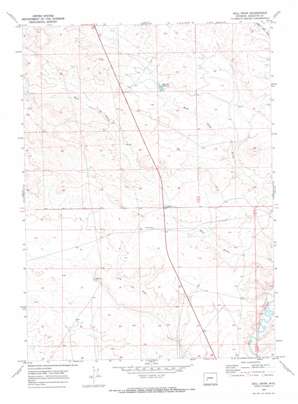 Bull Draw USGS topographic map 42109d5