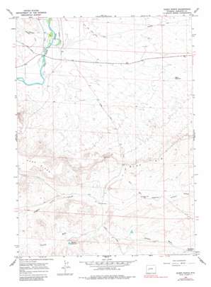 Olsen Ranch topo map
