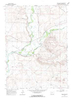 Ross Butte topo map