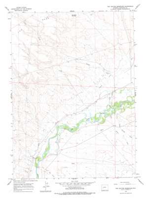 Two Buttes Reservoir USGS topographic map 42109f7