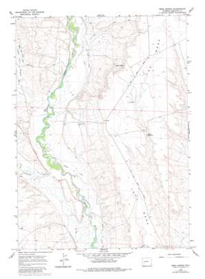 Mesa Spring USGS topographic map 42109f8