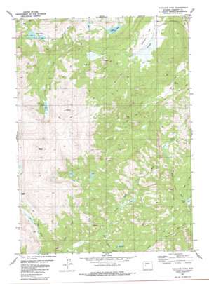 Washakie Park USGS topographic map 42109h2