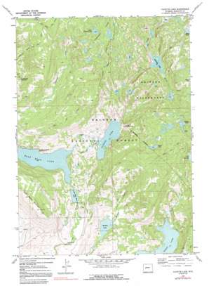 Fayette Lake topo map