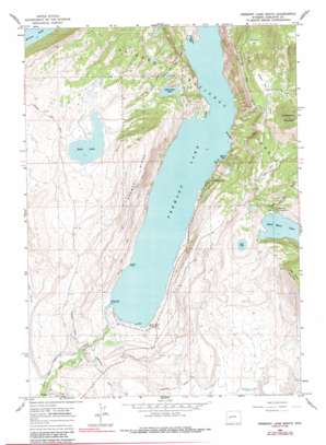 Fremont Lake South topo map