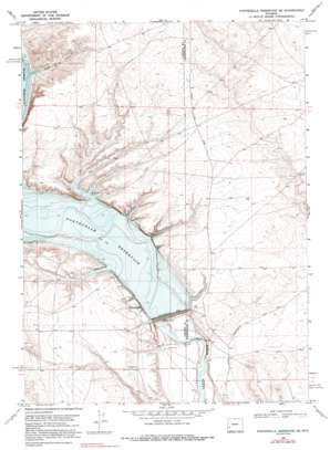 Fontenelle Reservoir USGS topographic map 42110a1