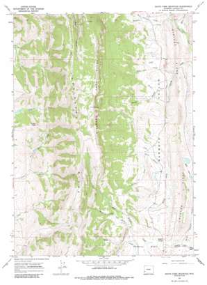 South Fork Mountain USGS topographic map 42110a5