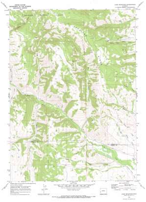 Lake Mountain USGS topographic map 42110c4