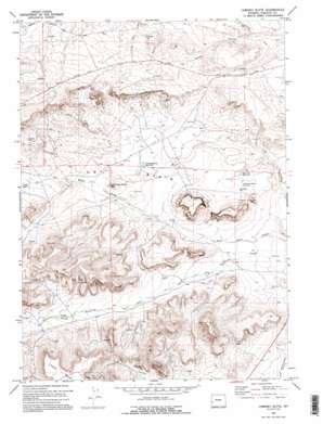 Chimney Butte topo map