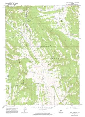 Mount Thompson USGS topographic map 42110d5