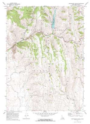 Montpelier Canyon topo map