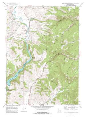 Oneida Narrows Reservoir topo map