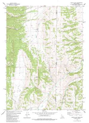 Sage Valley USGS topographic map 42111f1