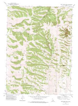 Deep Creek Peak USGS topographic map 42112d6