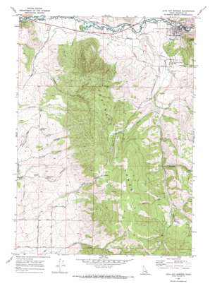 Lava Hot Springs USGS topographic map 42112e1