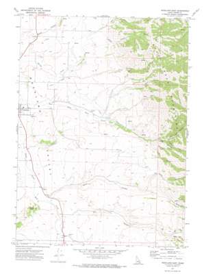 Rockland East topo map
