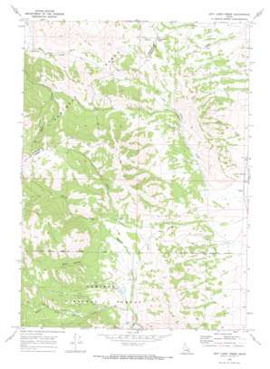Jeff Cabin Creek USGS topographic map 42112h1