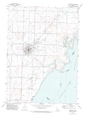 Aberdeen USGS topographic map 42112h7