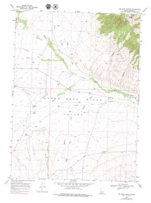 Jim Sage Canyon USGS topographic map 42113a5