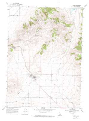 Albion topo map