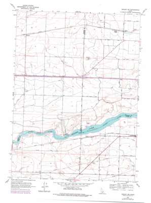Burley SW USGS topographic map 42113e8