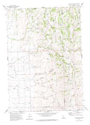 Timber Butte topo map