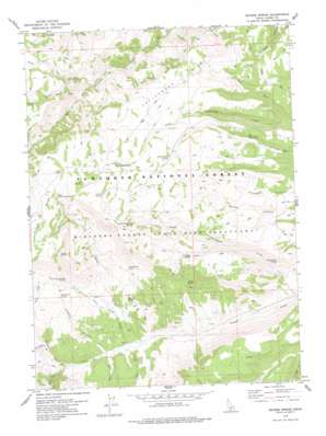 Severe Spring USGS topographic map 42114b1