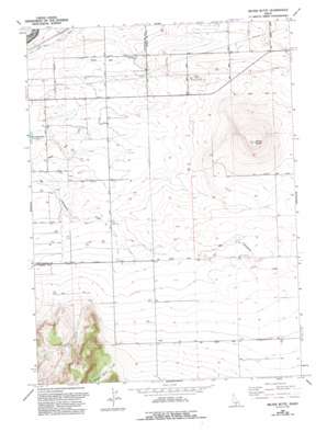 Milner Butte USGS topographic map 42114d1