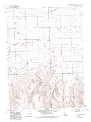 Stricker Butte USGS topographic map 42114d3