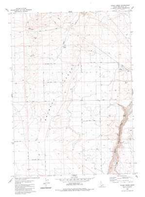 Yahoo Creek USGS topographic map 42114f8
