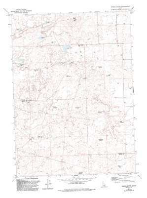 Owinza Butte topo map