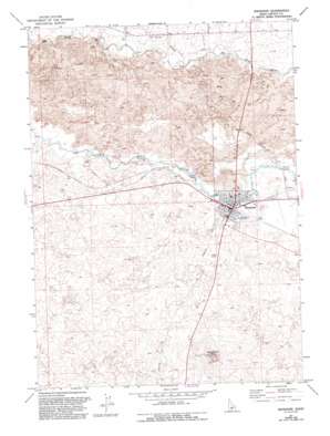 Shoshone USGS topographic map 42114h4