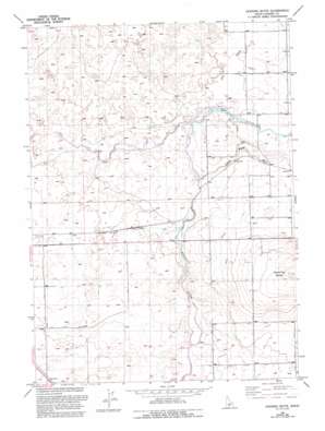 Gooding Butte USGS topographic map 42114h7