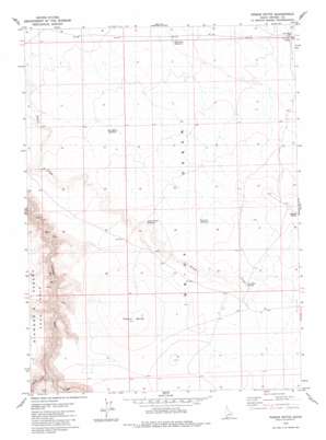 Poison Butte USGS topographic map 42115b4