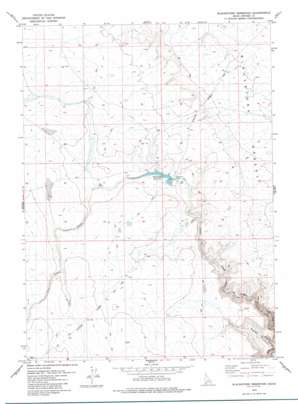 Blackstone Reservoir topo map