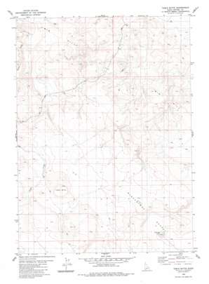 Table Butte topo map
