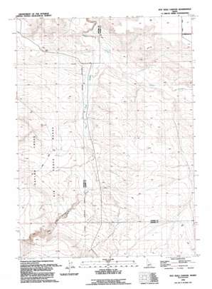 Pot Hole Canyon USGS topographic map 42115g4