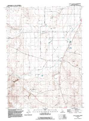 Little Valley topo map