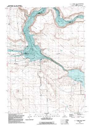 C J Strike Dam USGS topographic map 42115h8