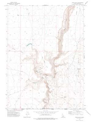 Star Valley USGS topographic map 42116a8