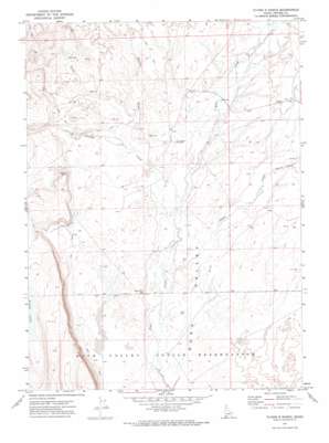 Flying H Ranch topo map