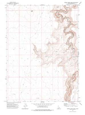 Spring Creek Basin USGS topographic map 42116b8
